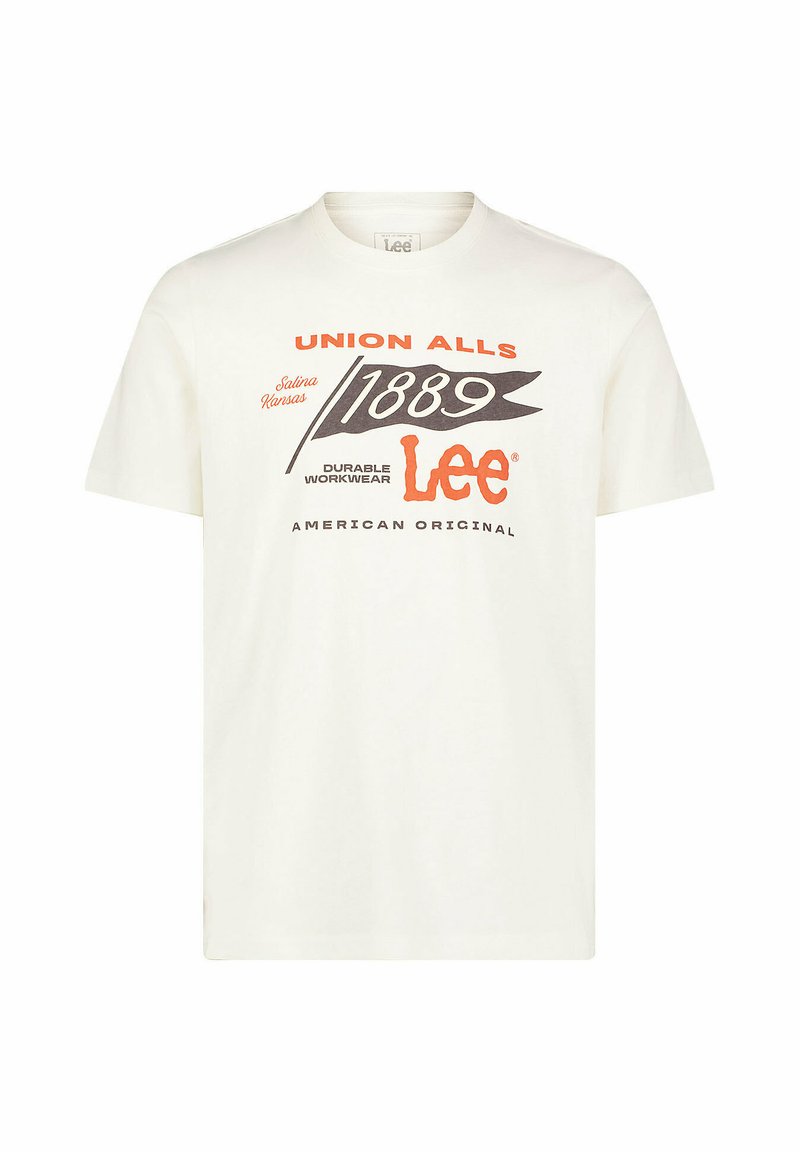 Lee T-shirt print crème