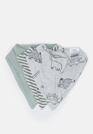 BANDANA BIB 3 PACK UNISEX - Foulard - stone green/silver