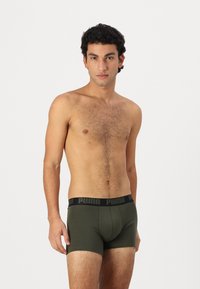 Puma MEN EVERYDAY 6 PACK - Boxer alsónadrág - red/teal/forest