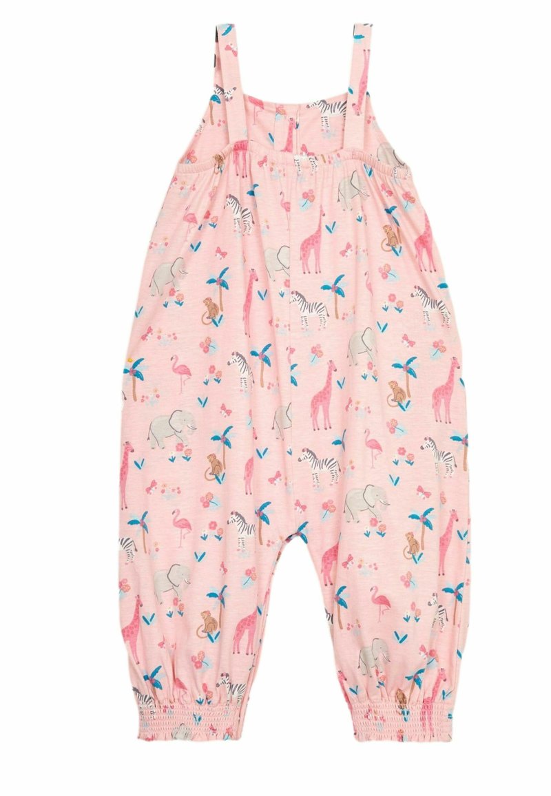 JoJo Maman Bébé BRIGHT REGULAR FIT - Kezeslábas - pink jungle safari