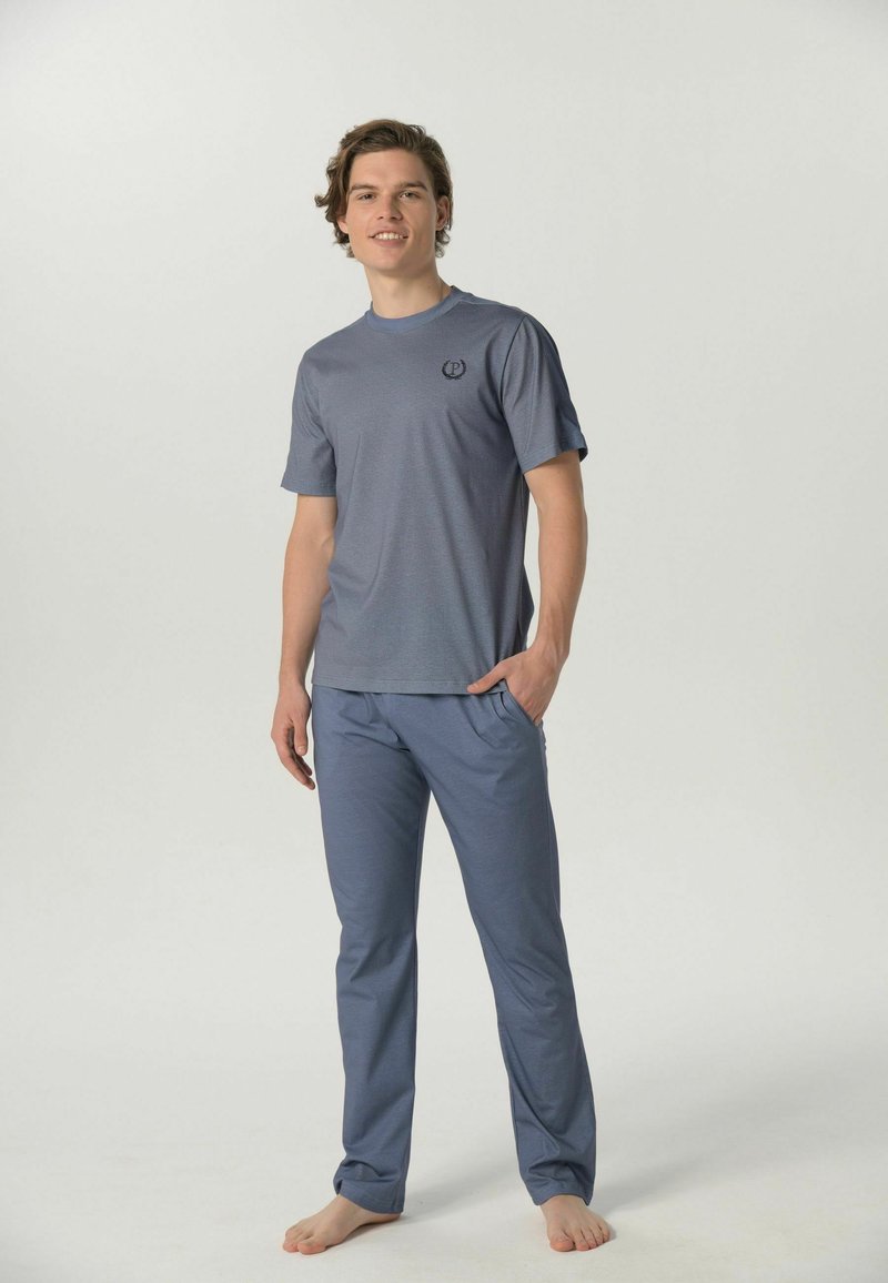 Herren Pyjamas | Achelia SET Nachtwäsche Set blue/blau - ZJ56852 Herren Pyjamas | Achelia SET Nachtwäsche Set blue/blau - ZJ56852