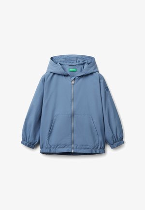 WITH HOOD - Light jacket - blue