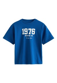 Next SHORT SLEEVE GRAPHIC STANDARD - T-shirt print - blue varsity