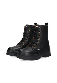 Braqeez Veterboots - zwart
