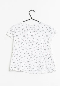 Mango Camiseta estampada - white