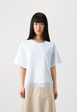 TWINSET BLOUSE - Camiseta estampada - bianco ottico