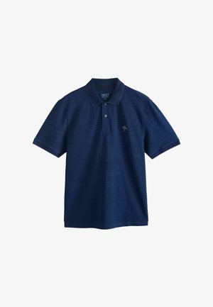 Next, PIQUE POLOSHIRT - Poloshirt - blue indigo embroidered