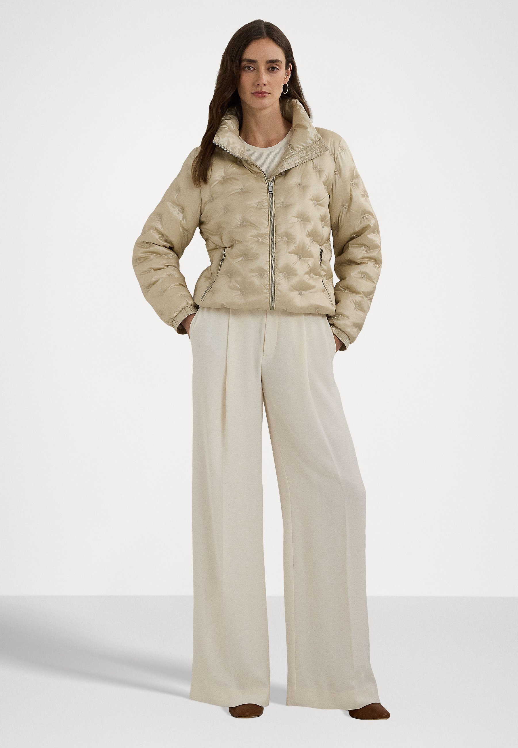 Lauren Ralph Lauren LOGO QUILTED FUNNELNECK DOWN - Down