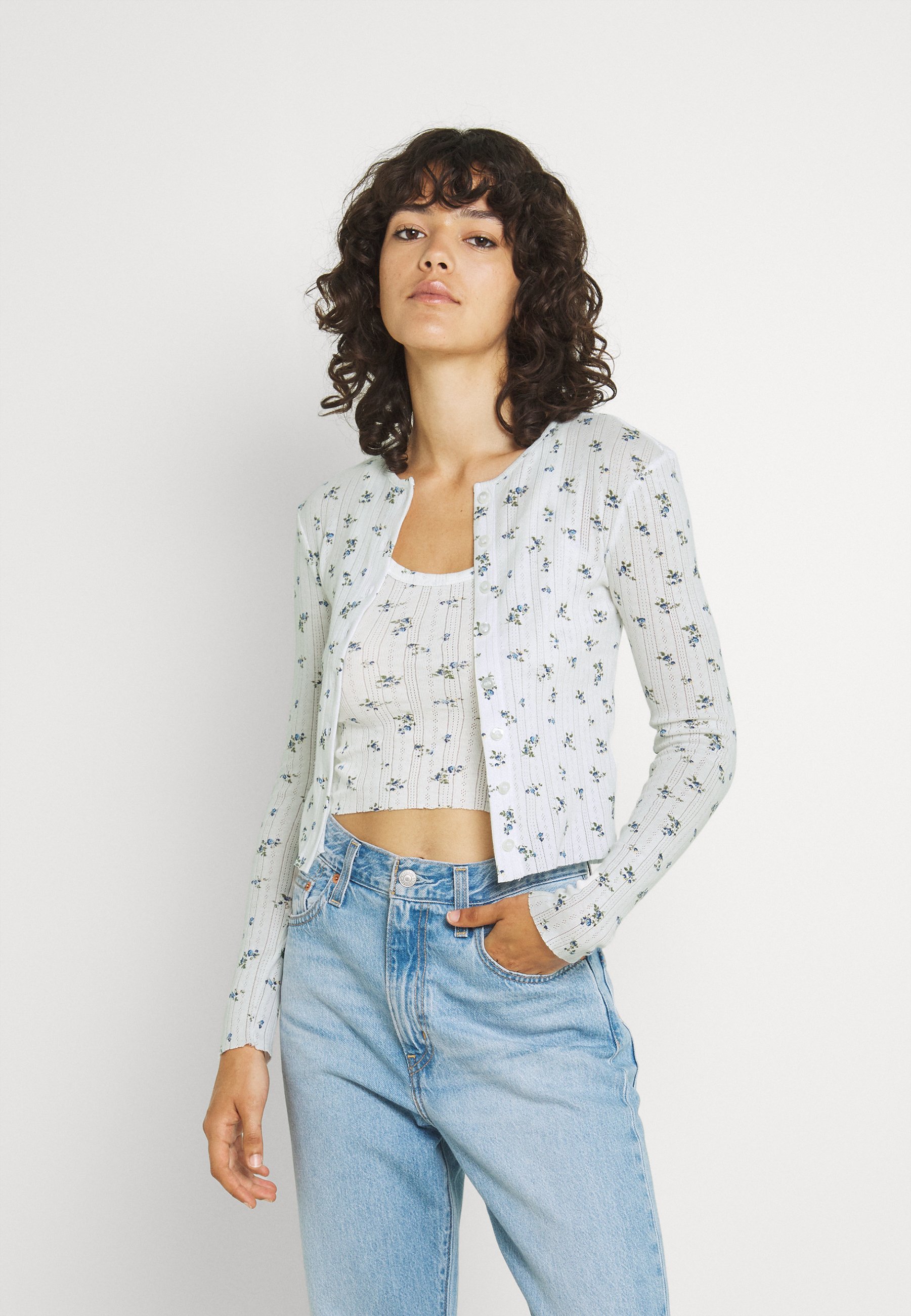 urban outfitters floral cardigan