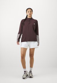 adidas Performance Long sleeved top - shadow brown/white