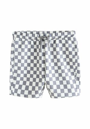 Next, Shorts - white grey checkerboard