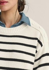 Newhouse RANDIG TRÖJA ELLY - Neule - svart