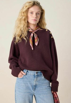 Pullover - dunkelbraun