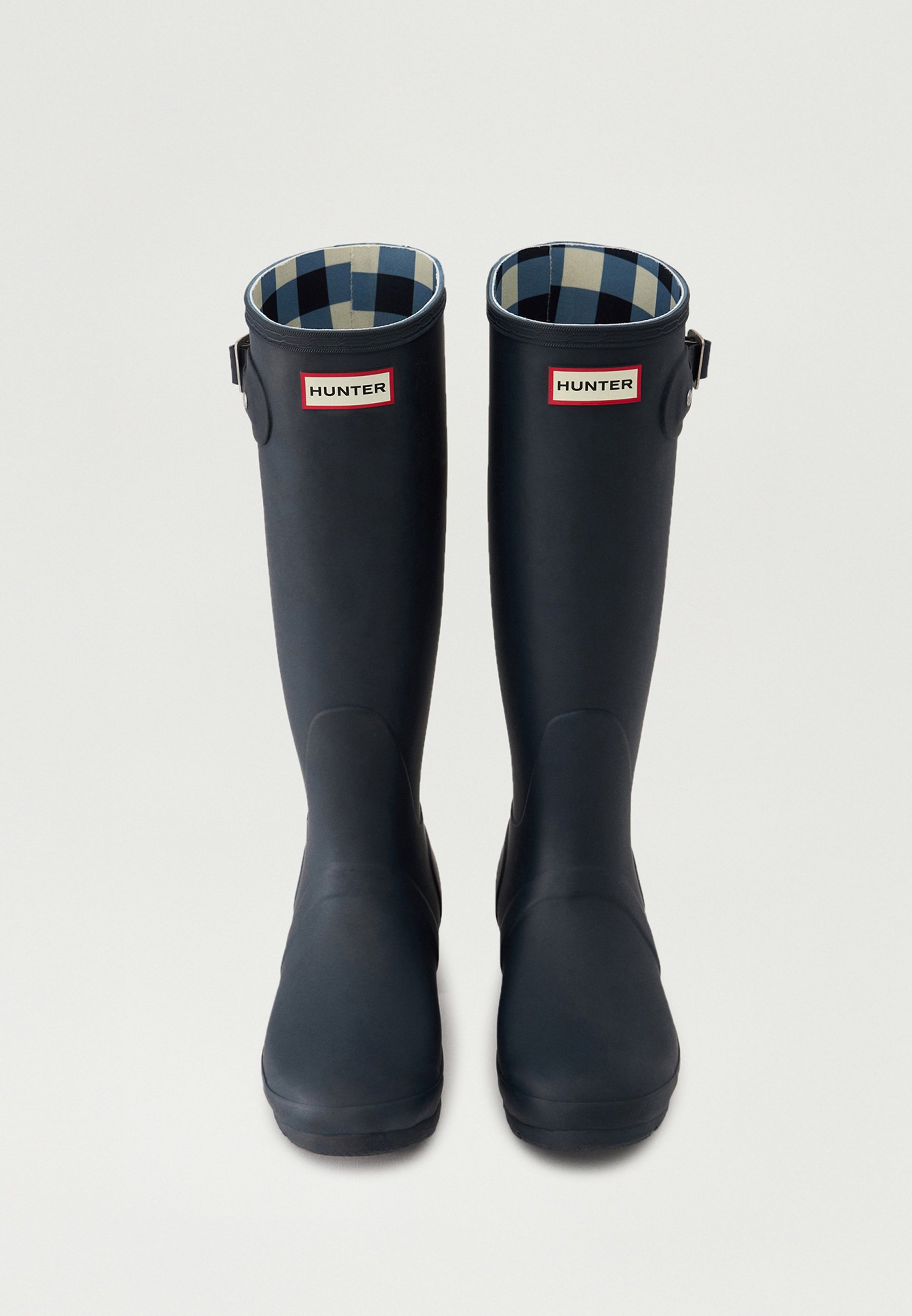 Hunter ORIGINAL WOMENS ORIGINAL TALL GINGHAM BOOT - Wellies