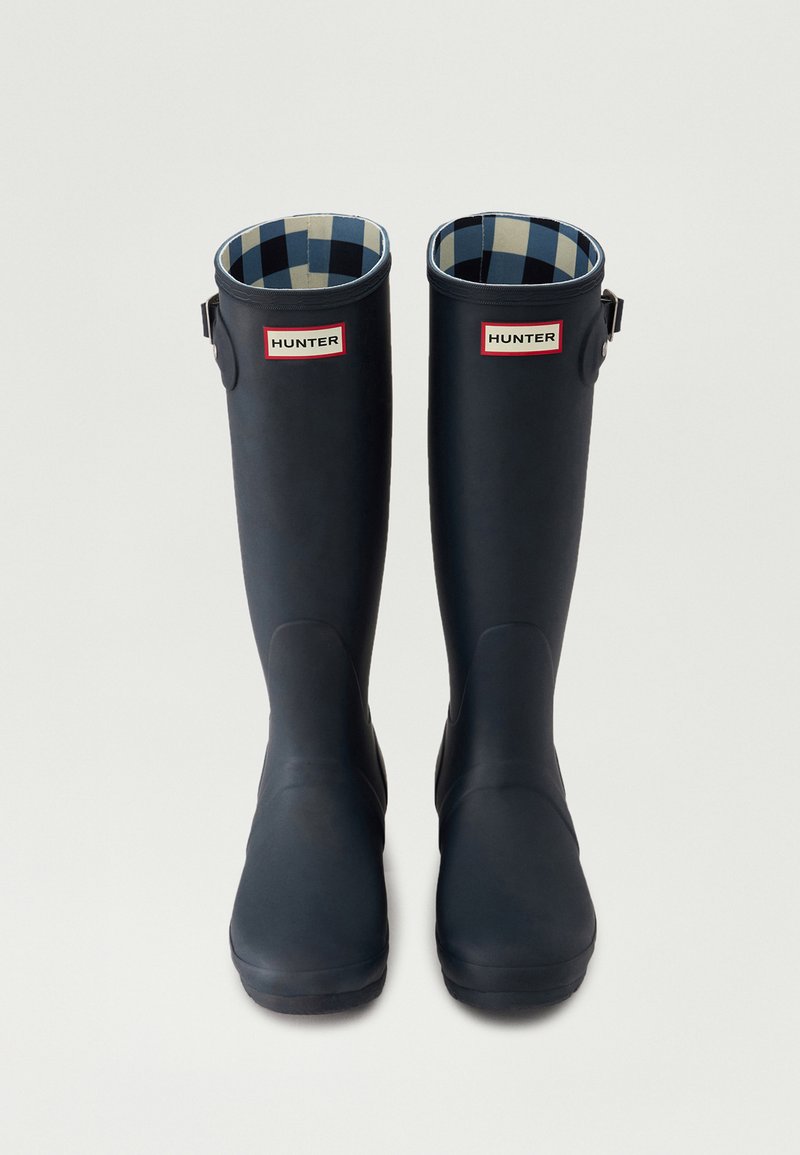 Booties Hunter Original Tall Rain Boots Navy Rubber Boots Hunter