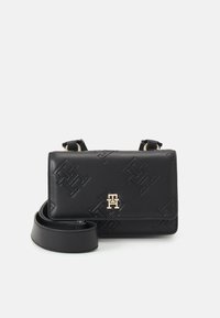 Tommy Hilfiger - REFINED CROSSOVER MONO - Cross body bag - black Thumbnail Image 1