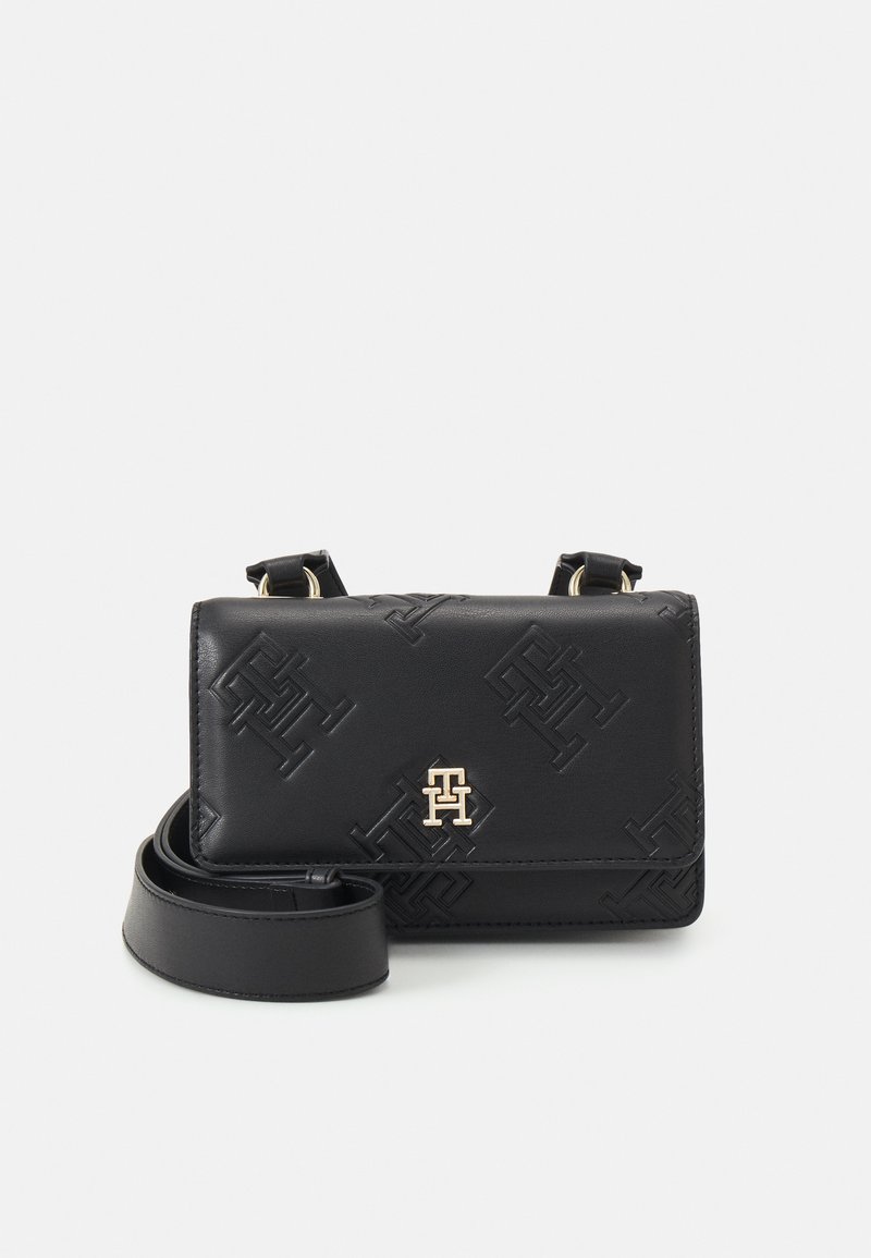 Tommy Hilfiger - REFINED CROSSOVER MONO - Cross body bag - black, Enlarge