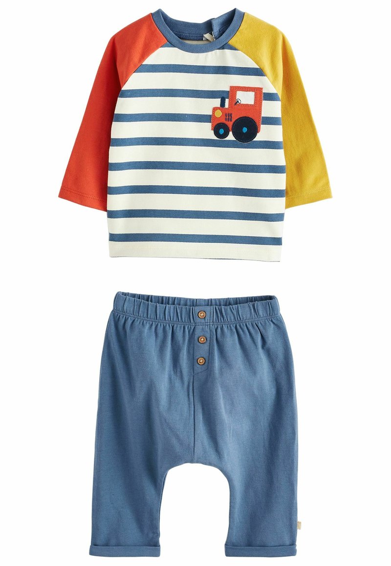 Next 2 PIECE SET - Leggings - blue tractor
