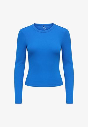 ONLY, ONLVAL L/S O-NECK TOP JRS NOOS - Maglietta a manica lunga - turkish sea