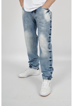 Jeans baggy - bleached denim