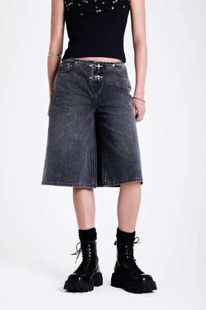The Ragged Priest, HERO - Short en jean - dark dirty wash