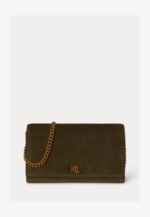 Lauren Ralph Lauren, SUEDE MEDIUM ADAIR II CROSSBODY - Handtasche - botanic green