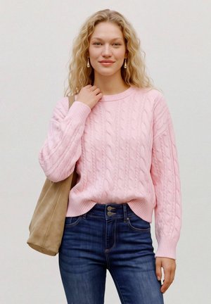 Vero Moda, JUMPER VMSEQUOIA JUMPER - Pullover - light pink