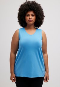 Ulla Popken ÄRMELLOS - Top - blue