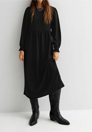 New Look Robe en jersey - black
