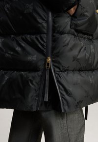 JOOP! STEPP IN GEMUSTERT - Wintermantel - schwarz