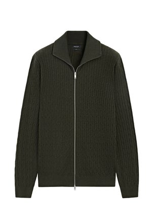 Massimo Dutti, Strickjacke - dark green