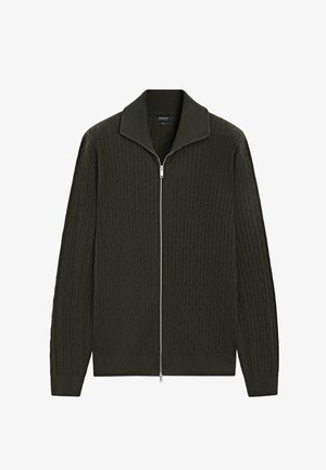 Massimo Dutti, Strickjacke - dark green