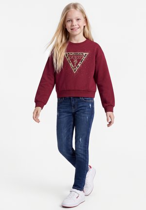 Guess, RELAXED ACTIVE - Sweatshirt - beet juice red