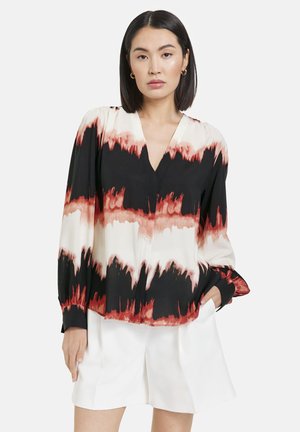 Taifun FLIESSENDE - Bluse - schwarz gemustert