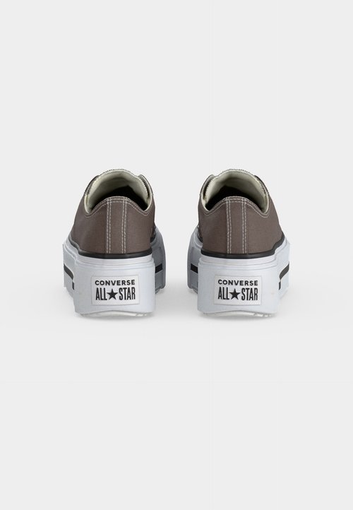 Converse CHUCK TAYLOR ALL STAR LIFT DOUBLE STACK PLATFORM - Trainers - pot hole plum/white/black — photo 4