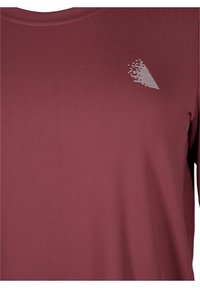 Active by Zizzi WORKOUT  - Langarmshirt - cordovan