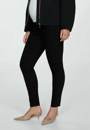 Skinny-Farkut - black denim