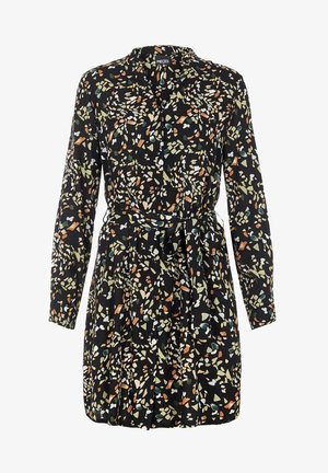 Pieces, Robe chemise - mottled black