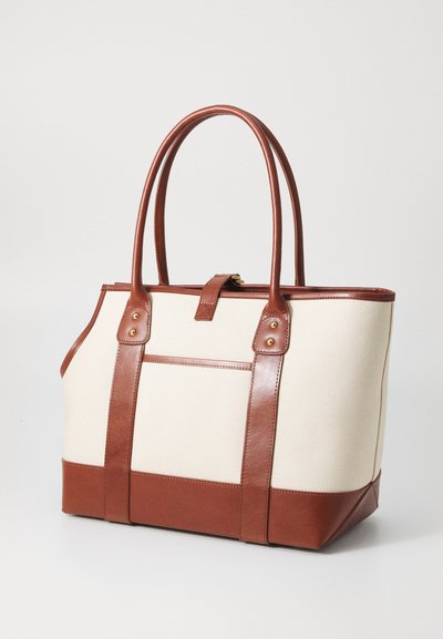 Polo Ralph Lauren DOGS TOTE UNISEX - Maisiņveida soma - pale oak