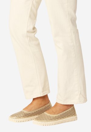Slipper - platin pearled ivory