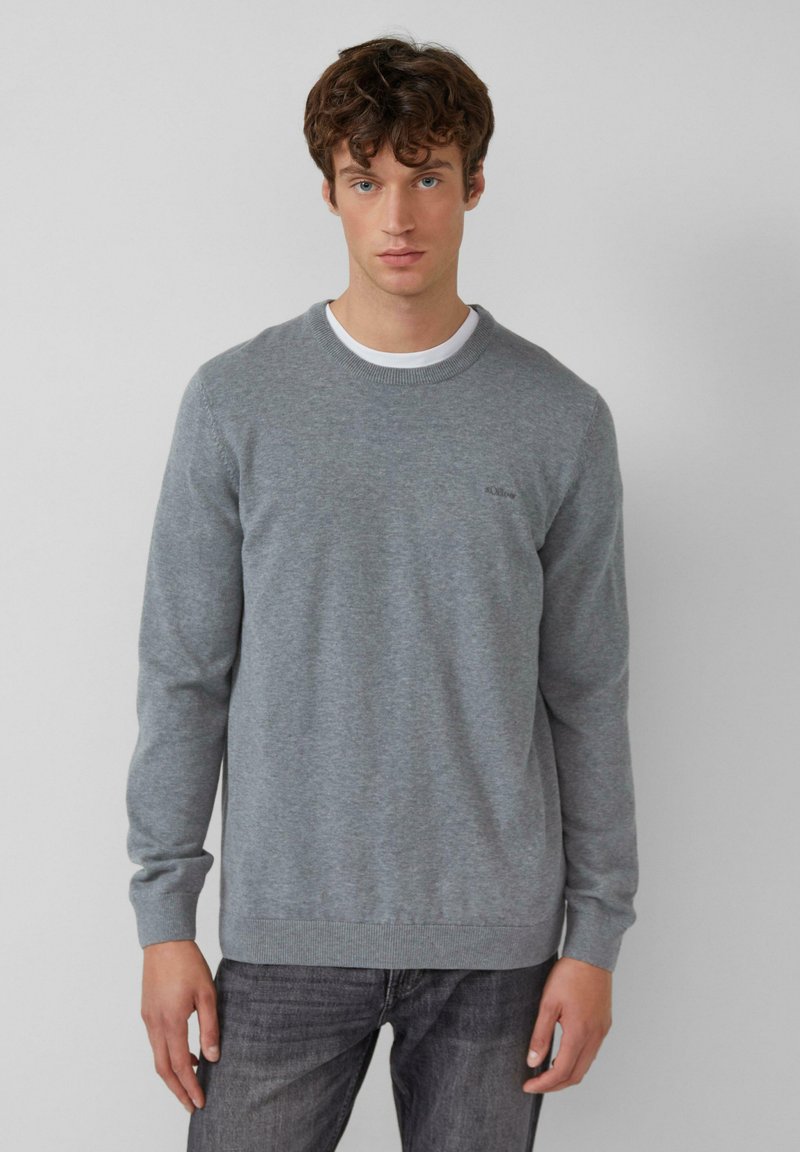 Grigio Camicia E Pullover Uomo Maglione E Camicia CityComfort