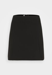 Selected Femme SLFRITA SHORT SKIRT - A-Linien-Rock - black