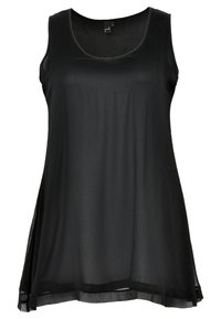 YOEK RUNDHALS VOILE - Top - black