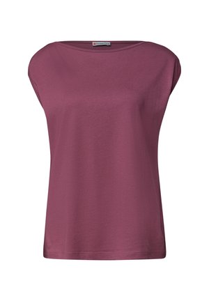 Street One, BASIC SHIRT MIT U-BOOT-AUSSCHNITT - T-shirt basic - dark clouded blush