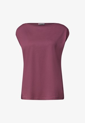 Street One, BASIC SHIRT MIT U-BOOT-AUSSCHNITT - T-shirt basique - dark clouded blush