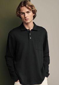 Next REGULAR FIT - HEAVYWEIGHT - Poloshirt - black