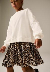Next ANIMAL PRINT - Vapaa-ajan mekko - ecru white