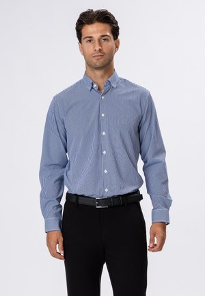 TEESHOPPEN, PREMIUM PERFORMANCE SHIRT - Риза - navy/white