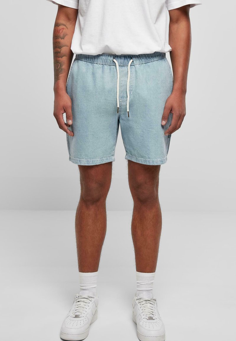 Southpole Denimové šortky - retro ltblue destroyed washed