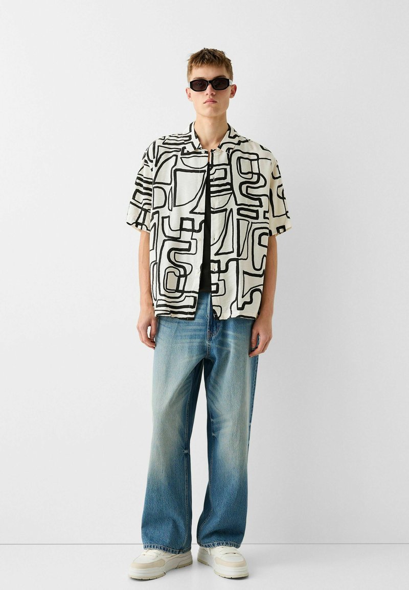 Bershka Overhemd wit